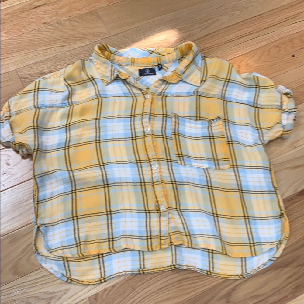 Volcom plaid shirt